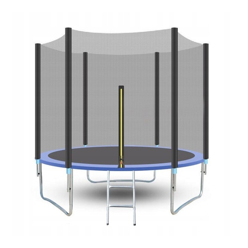 Trampolina Ogrodowa dla Dzieci Dorosłych z Siatką Niebieska 180 x 200 CM – VivoSklep.pl