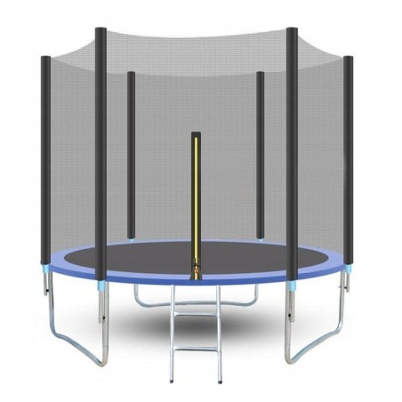 Trampolina Ogrodowa dla Dzieci Dorosłych z Siatką Niebieska 180 x 200 CM – VivoSklep.pl