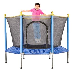 Trampolina Ogrodowa z Siatką dla Dzieci 140 cm 55INCH 80 kg 6+ - VivoSklep.pl