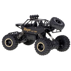 Samochód RC ROCK CRAWLER Terenowy Metalowy Zdalnie Sterowany Czarny -