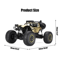 Samochód RC ROCK CRAWLER Buggy Duży 51cm 1:8 Metalowy 2028 E19256 Złot