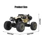 Samochód RC ROCK CRAWLER Buggy Duży 51cm 1:8 Metalowy 2028 E19256 Złoty