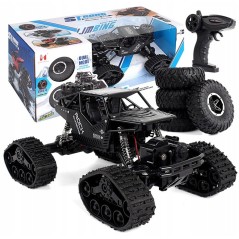 Samochód RC ROCK CRAWLER CLIMBING Auto 2w1 na Gąsienicach LH-C012 Czarny - VivoSklep.pl