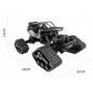 Samochód zdalnie sterowany na pilota RC Rock Crawler 4x4 LHC012 auto 2w1 czarny