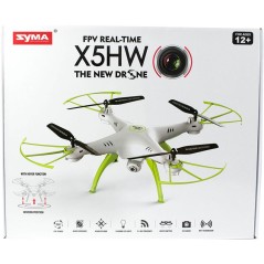 Dron RC SYMA X5HW Quadrocopter z Kamerą FPV Wi-Fi 2,4 GHz Biały - Vivo