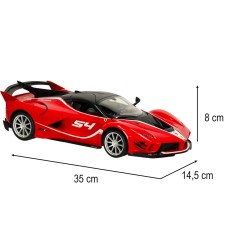 Samochód RC RASTAR 79200 FERRARI FXX Zdalnie Sterowany Czerwony 1:14 -