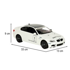 Samochód RC RASTAR 48000 BMW M3 Zdalnie Sterowany na Pilota Biały1:14