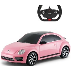 Samochód RC RASTAR 78000 VOLKSWAGEN BEETLE Zdalnie Sterowany Różowy – VivoSklep.pl