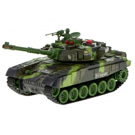 Czołg RC 9995 Big War Tank Duży Zdalnie Sterowany 2,4 Ghz Leśny Zielony - VivoSklep.pl