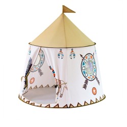 Namiot Domek dla Dzieci TIPI WIGWAM Indiański do Domu Pokoju Ogrodu 110CM – VivoSklep.pl