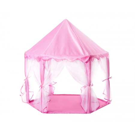 Domek PAŁAC KSIĘŻNICZKI Namiot dla Dziewczynki do Zabawy Pokoju Ogrodowy Różowy 140CM