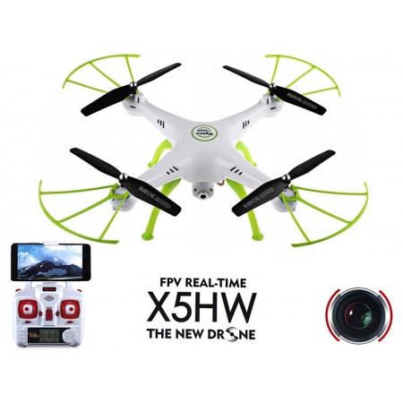Dron RC SYMA X5HW Quadrocopter z Kamerą FPV Wi-Fi 2,4 GHz Biały - VivoSklep.pl