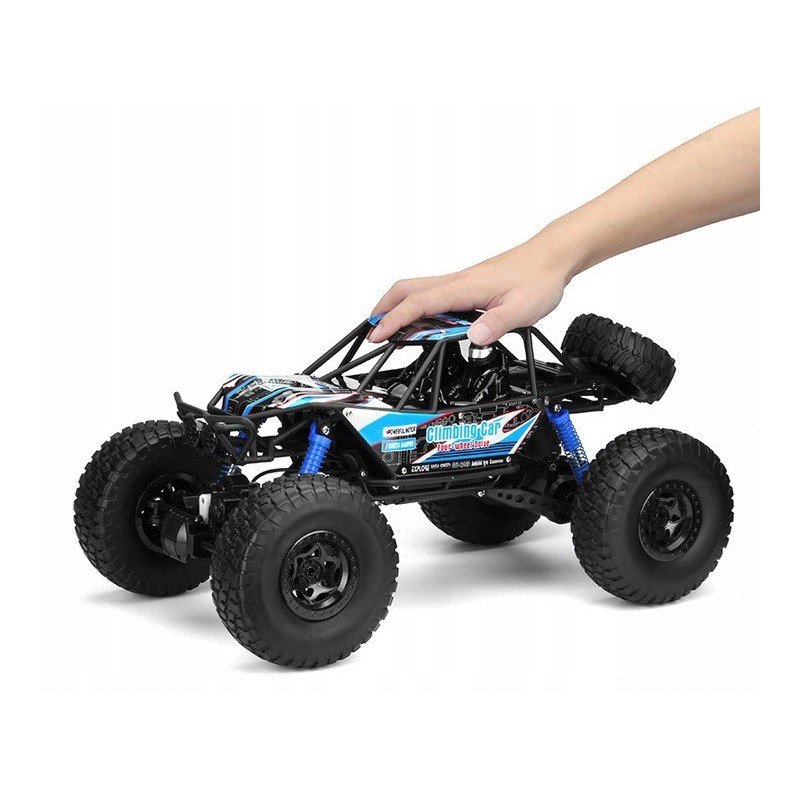 Samochód RC CRAWLER CLIMBING CAR Sterowany Terenowy Duży 48CM 1:10 Niebieski – VivoSklep.pl