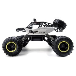 Samochód RC ROCK CRAWLER Terenowy Metalowy Zdalnie Sterowany Srebrny V