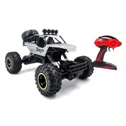 Samochód RC ROCK CRAWLER Terenowy Metalowy Zdalnie Sterowany Srebrny VivoSklep.pl