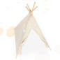 Namiot Indiański TIPI WIGWAM Domek dla Dzieci do Zabawy Lniany 135 cm