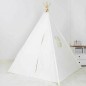 Namiot Indiański TIPI WIGWAM Domek dla Dzieci do Zabawy Lniany 135 cm