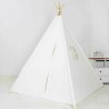 Namiot Indiański TIPI WIGWAM Domek dla Dzieci do Zabawy Lniany 135 cm