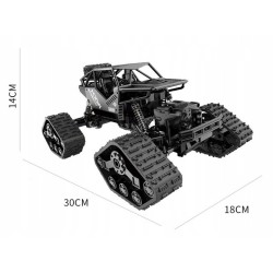 Samochód RC ROCK CRAWLER CLIMBING Auto 2w1 na Gąsienicach LH-C012 Czer