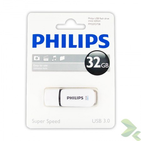 Pendrive 32GB USB 3.0 Philips Snow Edition Szary Pamięć