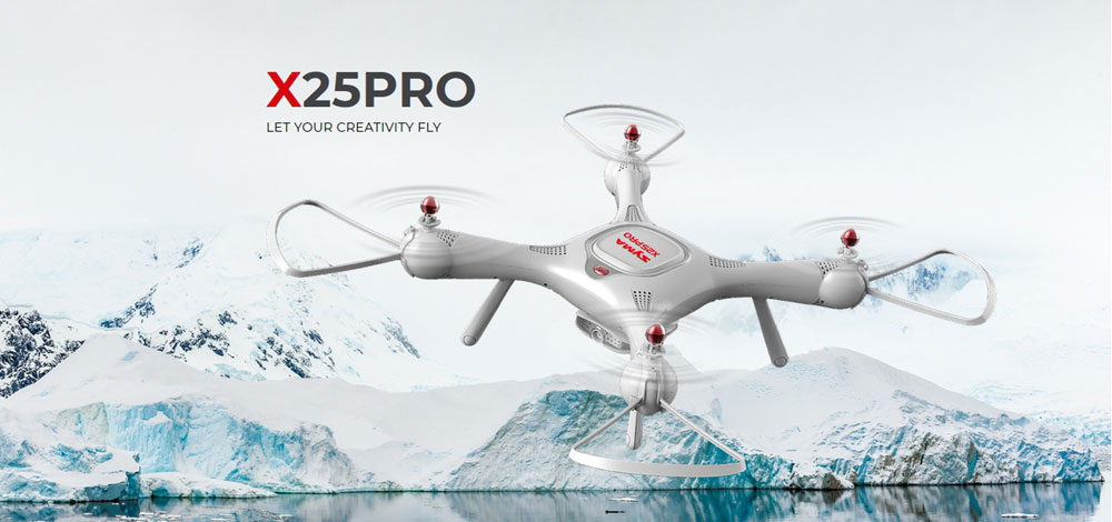 Dron RC SYMA X25 PRO Follow Me z Kamerą Nawigacją GPS - VivoSklep.pl 2