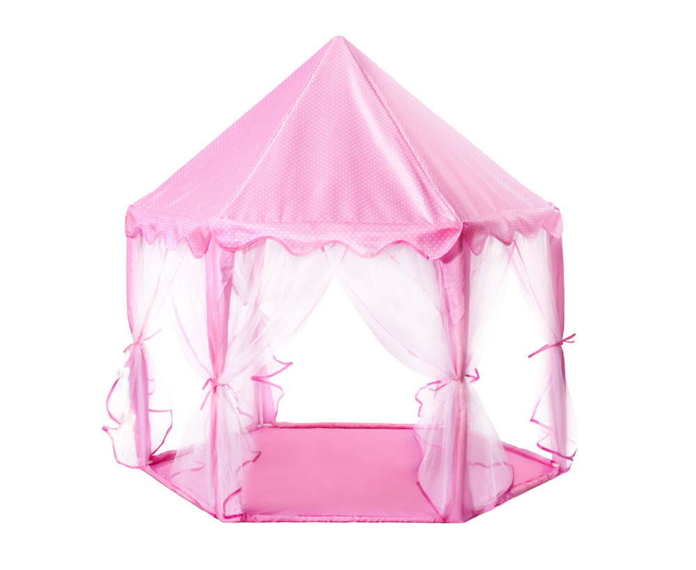 Domek PAŁAC KSIĘŻNICZKI Namiot dla Dziewczynki do Zabawy Pokoju Ogrodowy Różowy 140CM – VivoSklep.pl 10