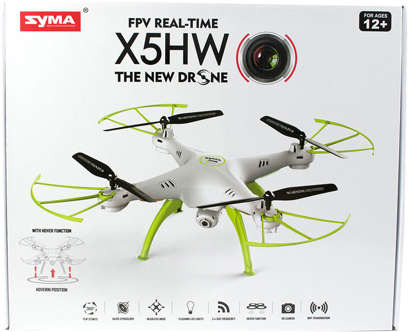 Dron RC SYMA X5HW Quadrocopter z Kamerą FPV Wi-Fi 2,4 GHz Biały - VivoSklep.pl 15