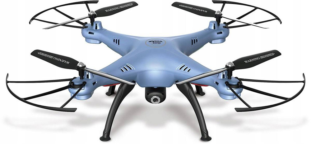 Dron RC SYMA X5HW Quadrocopter z Kamerą FPV Wi-Fi 2,4 GHz Niebieski - VivoSklep.pl 14